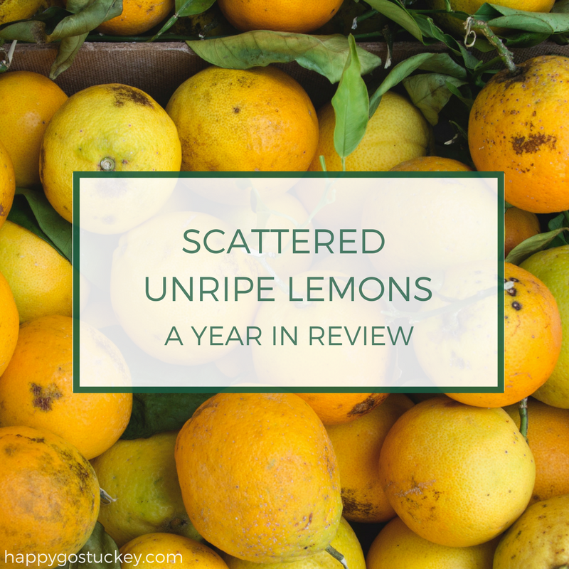 Scattered Unripe Lemons: A Year In Review